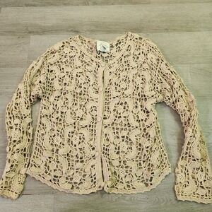 Vintage‎ Handknit Cardigan Button Up Size xs